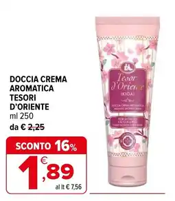Iperal Doccia crema aromatica TESORI D'ORIENTE offerta