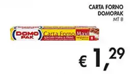 Coal Carta forno domopak mt 8 offerta