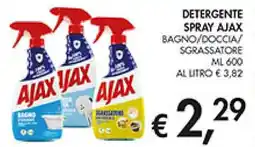 Coal Detergente spray ajax bagno/doccia/ sgrassatore offerta