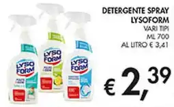Coal Detergente spray LYSOFORM offerta
