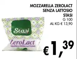 èccoMI Mozzarella zerolact senza lattosio STASI offerta