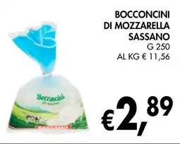 èccoMI Bocconcini di mozzarella SASSANO offerta