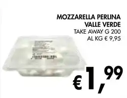 èccoMI Mozzarella perlina valle verde take away offerta