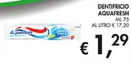 Coal Dentifricio AQUAFRESH offerta