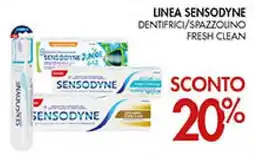 Coal Linea sensodyne dentifrici/spazzolino fresh clean offerta