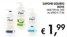 Coal Sapone liquido DOVE offerta