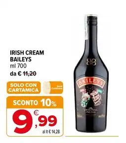 Iperal Irish cream BAILEYS offerta