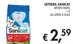 Coal Lettiera sanicat seven days offerta