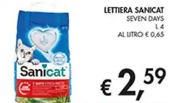 Coal Lettiera sanicat seven days offerta