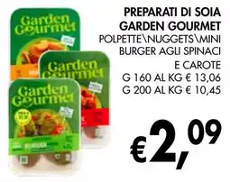 èccoMI Preparati di soia GARDEN GOURMET offerta