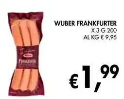 èccoMI Wuber frankfurter offerta