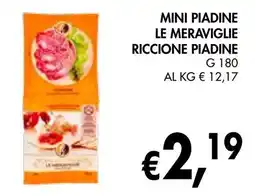 èccoMI Mini piadine le meraviglie riccione piadine offerta