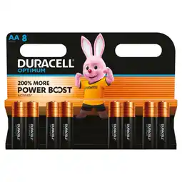 Ipercoop 8 PILE DURACELL OPTIMUM POWERBOOST offerta