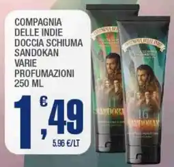 Splendidi e Splendenti Compagnia delle indie doccia schiuma sandokan offerta