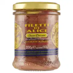 Coop FILETTI DI ALICI DISTESE IN OLIO DELICATO IL TRITONE ISOLA D’ORO offerta