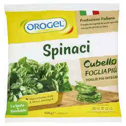 Coop SPINACI CUBELLO FOGLIA PIÙ OROGEL offerta