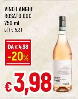 Famila VINO LANGHE ROSATO DOC offerta