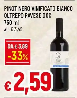 Famila PINOT NERO VINIFICATO BIANCO OLTREPÒ PAVESE DOC offerta