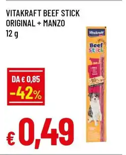 Famila VITAKRAFT BEEF STICK ORIGINAL + MANZO offerta