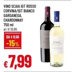 Famila VINO SCAIA IGT ROSSO CORVINA/IGT BIANCO GARGANEGA, CHARDONNAY offerta