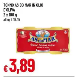Famila TONNO AS DO MAR IN OLIO D'OLIVA offerta