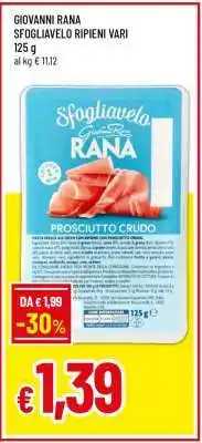 Famila GIOVANNI RANA SFOGLIAVELO RIPIENI VARI offerta