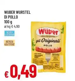 Famila Wuber Wurstel di Pollo offerta