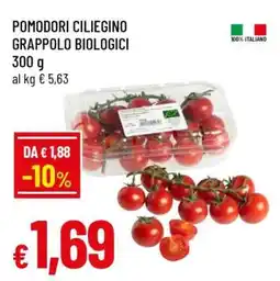 Famila POMODORI CILIEGINO GRAPPOLO BIOLOGICI offerta