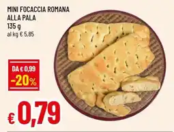Famila MINI FOCACCIA ROMANA ALLA PALA offerta