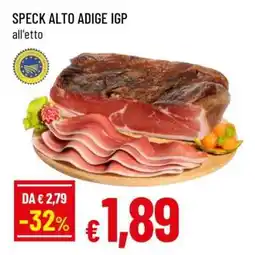 Famila Speck Alto Adige IGP offerta