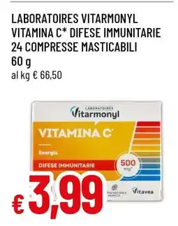 Famila LABORATOIRES VITARMONYL VITAMINA C* DIFESE IMMUNITARIE offerta