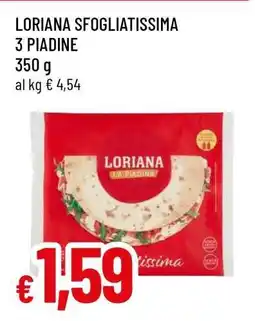 Famila LORIANA SFOGLIATISSIMA 3 PIADINE offerta
