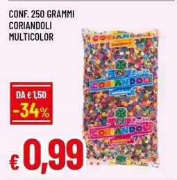Famila CONF. 250 GRAMMI CORIANDOLI MULTICOLOR offerta