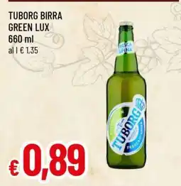 Famila TUBORG BIRRA GREEN LUX offerta