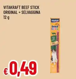 Famila VITAKRAFT BEEF STICK ORIGINAL + SELVAGGINA offerta