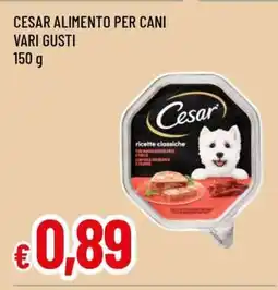 Famila CESAR ALIMENTO PER CANI VARI GUSTI offerta