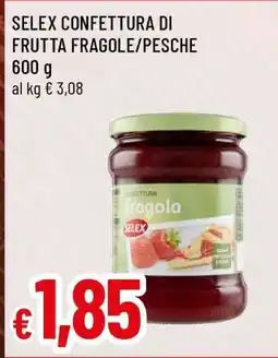 Famila SELEX CONFETTURA DI FRUTTA FRAGOLE/PESCHE offerta