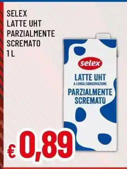 Famila SELEX LATTE UHT PARZIALMENTE SCREMATO 1L offerta
