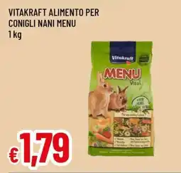 Famila VITAKRAFT ALIMENTO PER CONIGLI NANI MENU offerta