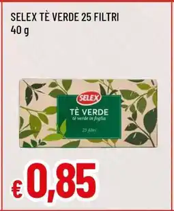Famila SELEX TÈ VERDE 25 FILTRI offerta