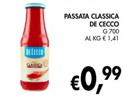 èccoMI Passata classica DE CECCO offerta