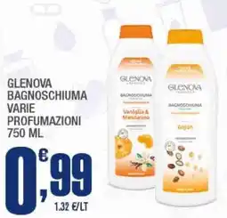 Splendidi e Splendenti Glenova bagnoschiuma offerta