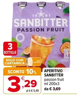 Iperal Aperitivo SANBITTÈR offerta