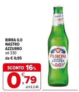Iperal Birra 0.0 NASTRO AZZURRO offerta