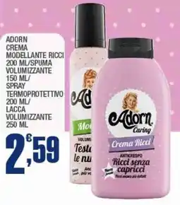 Splendidi e Splendenti Adorn crema modellante ricci offerta