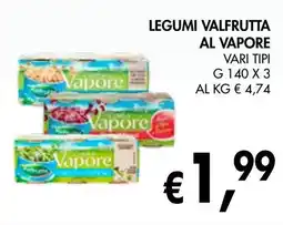 èccoMI Legumi valfrutta al vapore offerta