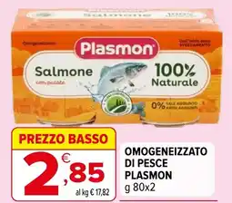 Iperal Omogeneizzato di pesce PLASMON offerta