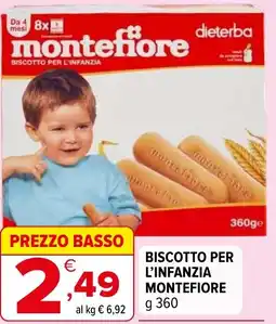 Iperal Biscotto per l'infanzia MONTEFIORE offerta