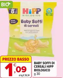 Iperal Baby soffi di cereali HIPP BIOLOGICO offerta