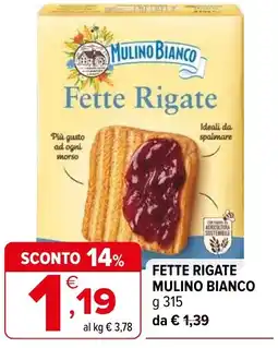 Iperal Fette rigate MULINO BIANCO offerta